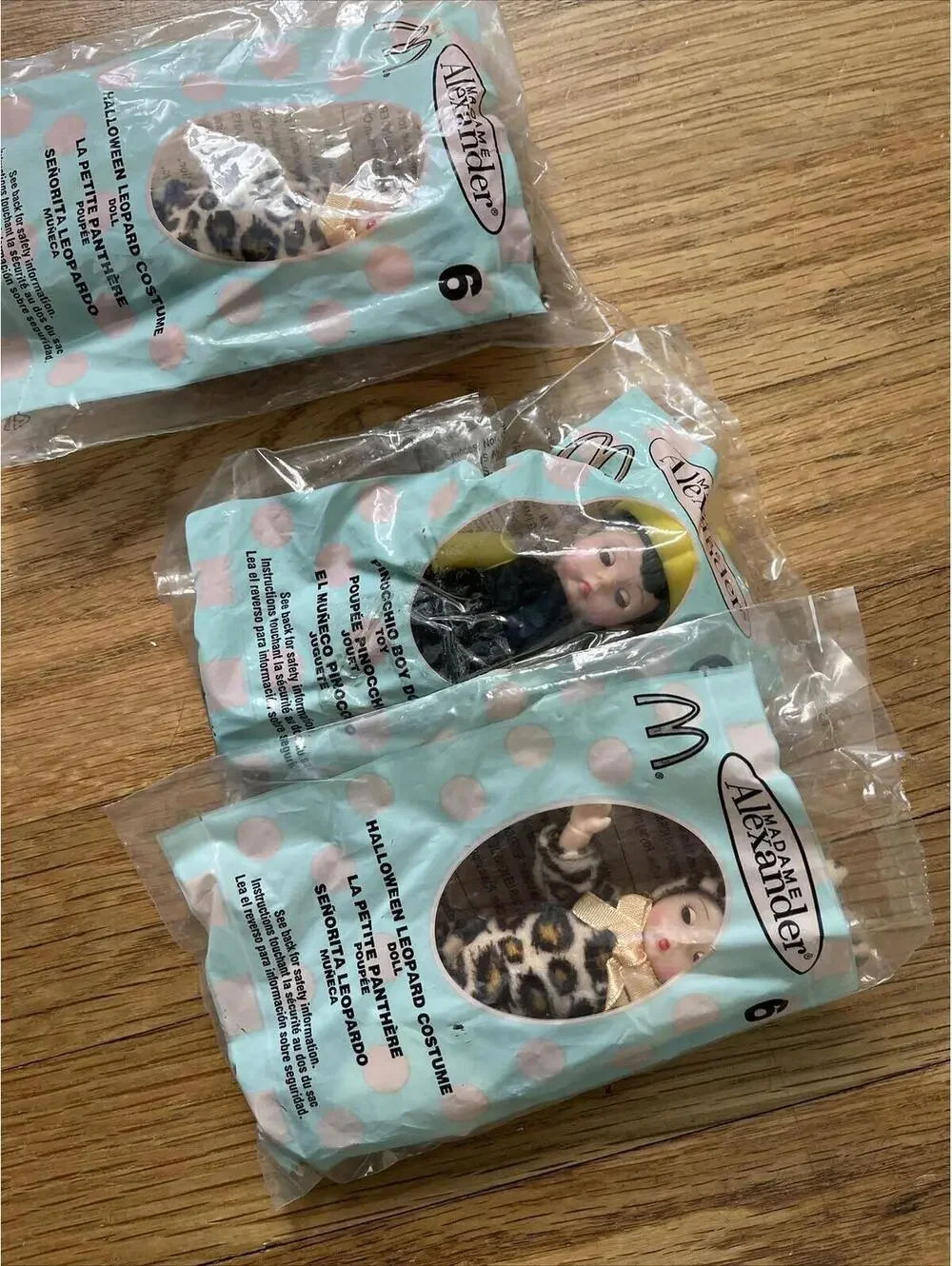 Vtg MCDONALDS Bagged MADAME ALEXANDER DOLLS Big Lot Of 3